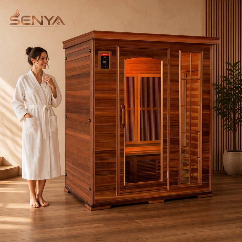 Red cedar far infrared room